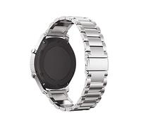 Run Ken Correa de reloj adecuada Compatible con 3 correas de reloj de pulsera duraderas anticaída de Metal estilo Lux HR de música 3(Silver,VivoMove Lux)