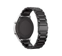 Run Ken Correa de reloj adecuada Compatible con 3 correas de reloj de pulsera duraderas anticaída de Metal estilo Lux HR de música 3(Black,VivoMove style)