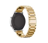 Run Ken Correa de reloj adecuada Compatible con 3 correas de reloj de pulsera duraderas anticaída de Metal estilo Lux HR de música 3(Gold,VivoMove style)