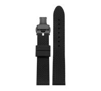 Run Ken Correa De Reloj Silicona Con Dibujo Neumático Carreras, Compatible Relojes Estilo 21 Mm(Black Black 1,22mm)