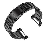 Run Ken Correas De Banda De Reloj De Pulsera Clásica De Acero Inoxidable Y Amp; Herramientas Compatibles Con El Reloj Deportivo Suunto Core All Black Silver Gold Rose(Black)