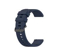 Run Ken Nueva correa de reloj de silicona deportiva compatible con Xiaomi Watch Correa de muñeca de color Compatible con Mi Smartwatch Pulsera Accesorios reemplazables 22 mm(Midnight blue)
