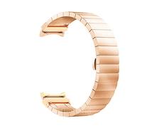 Run Ken Sin trampas Strap Strap Compatible With Samsung Galaxy Watch 4 Classic 46mm 42mm 44mm 40mm brazalete de acero inoxidable reloj 4 accesorios de correa(Rose Gold,Galaxy watch 4 40mm)