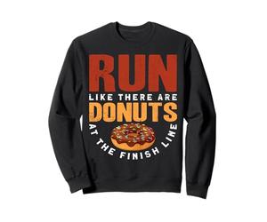 Run Like There Are Donuts At The Finish Line Sudadera