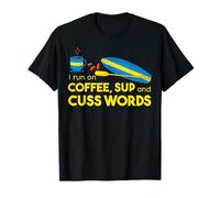 Run On Coffee, Sup, groserías, Gracioso remero Camiseta