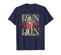 Run Rose Run Guitarra Dolly Parton Camiseta, Hombre, Azul Marino, 3XL