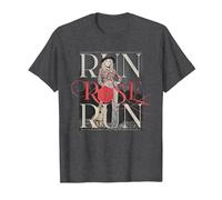Run Rose Run Guitarra Dolly Parton Camiseta, Hombre, Jaspeado Oscuro, XL