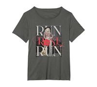 Run Rose Run Guitarra Dolly Parton Camiseta, Mujer Tallas Grandes, Asfalto, 2XL Grande
