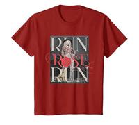 Run Rose Run Guitarra Dolly Parton Camiseta, Niños, Arándano, 12 años