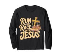 Run The Race with Jesus Fe del Corredor Cristiano - Manga Larga