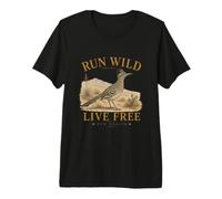 Run Wild Live Free Nuevo México Camiseta Premium