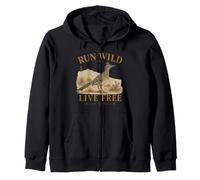 Run Wild Live Free Nuevo México Sudadera con Capucha