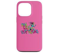 Run Wild Stay Strong Gym Mujer Corredor Motivación Carcasa para iPhone 13 Pro