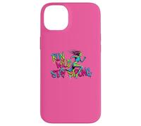 Run Wild Stay Strong Gym Mujer Corredor Motivación Carcasa para iPhone 14 Plus