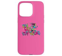 Run Wild Stay Strong Gym Mujer Corredor Motivación Carcasa para iPhone 15 Pro MAX
