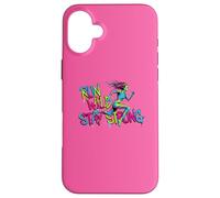 Run Wild Stay Strong Gym Mujer Corredor Motivación Carcasa para iPhone 16 Plus