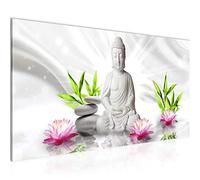 Runa Art Cuadro Decorativo Buda Feng Shui 1 Parte Moderno Cuadro Lienzo no Tejido para Sala Bienestar Spa Vistoso 011612c