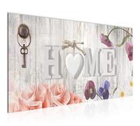 Runa Art Cuadro Decorativo Home Vintage 1 Parte Moderno Cuadro Lienzo no Tejido para Sala Flores Gris Colorido 504612a