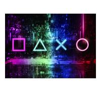 Runa Art Papel tapiz fotográfico 396 x 280 cm Game Console Gamers | Lana Decoración De Pared Sala Cuarto | Fabricación alemana | Colorido negro 9547012a