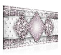 Runa Art Tabla decoración de la pared de la mandala - 100 x 40 cm Vista de impresión en lienzo Salón Apartamento - listo para colgar - 023512c