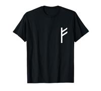 Runa Fehu protección Vikingo Nórdico Germánico Odin Thor Camiseta
