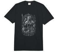 Runas de mitología nórdica de la Diosa guerrera vikinga Freya Comfort Colors Adult Heavyweight T-Shirt