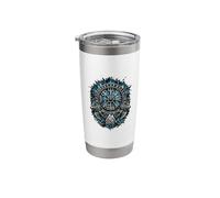 Runas vikingas Cultura Nórdica Regalos Vikingos Símbolo Vaso térmico de acero inoxidable de doble pared