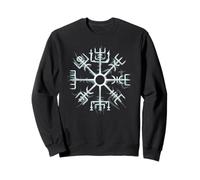 Runas vikingas Vegvisir Valhalla Brújula nórdica Sudadera