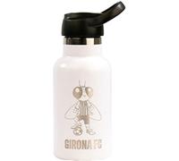 Runbott - Botella Termo Girona FC 350 ml, Unisex, Blanco