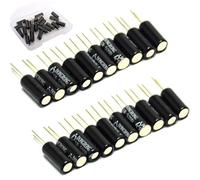 RUNCCI-YUN 20Pcs Interruptores Sensor De Inclinación 12V-24V 20MA SW-520D Interruptor Vibración Inclinación ángulo Bola Interruptor de Bola interruptor de gatillo de inclinación(negro）