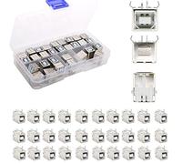 RUNCCI-YUN 30 Piezas Micro USB Tipo B Hembra 90 Degree 4 Pin PCB Dip Conector