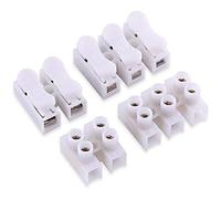 RUNCCI-YUN 60 PCS conectores de cable ,Conector Electricos terminales faston conector rápido de resorte de conector, conector de terminal de clip, para Conectar Tiras de Luz LED