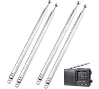 RUNCCI-YUN Antena telescópica portátil estéreo de radio FM de 7 nudos de 7 nudos