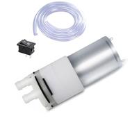 RUNCCI-YUN DC 12V 370 Mini Bomba Agua Diafragma eléctrica autocebada para máquina de té, refrigeración por agua, tanque de pescado