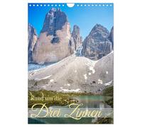 Rund um die... Drei Zinnen (Wandkalender 2027 DIN A4 hoch), CALVENDO Monatskalender: Beeindruckende Landschaftsbilder - perfekt für Fans alpiner Natur ... Erinnerung an einen Besuch der Drei Zinnen.