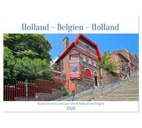 Rundreise kreuz und quer durch Holland und Belgien (Wandkalender 2026 DIN A4 quer), CALVENDO Monatskalender: Mit dem Wohnmobil zu den schönsten ... nach Belgien und wieder zurück nach Holland.