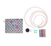 Rundstricknadeln Set 9 Größen Langlebiges Aluminium Ergonomisches Design Rundstricknadeln Set für Strickpullover DIY Christmas Gifts