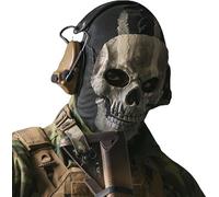 RUNEAY Máscara de Fantasma, Disfraz de Call of Duty, Máscara de Calavera, Máscara Fantasma de Bacalao, Máscara Completa MW2, Cosplay de Halloween, Pasamontañas, Resistente al Viento