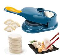 RUNEAY Ravioli Maker 2 en 1 Dumpling Maker, Masa Moldeadora de Ravioli, Máquina para hacer albóndigas, cortador de raviolis, máquina Pelmeni Maker Pelmeni Form Tortellini Maker Pelmeni Machine