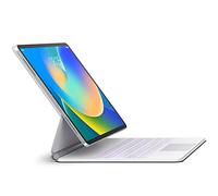 runelk Funda para teclado para tablet compatible con iPad Pro de 11 pulgadas de 1ª/2ª/3ª generación y iPad Air de 10.9 pulgadas, color blanco