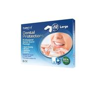Runesol Ferula Descarga Bruxismo, 12 x Grande, Férulas Dental Moldeable, Protector Bucal para Dormir, Ferulas de Descarga para Bruxismo, Ferula Dental Noche, Funda Dientes, Felulas Bucales Dentales