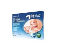 Runesol Ferula Descarga Bruxismo, 12 x Mixto, Férulas Dental Moldeable, Protector Bucal para Dormir, Ferulas de Descarga para Bruxismo, Ferula Dental Noche, Funda Dientes, Felulas Bucales Dentales