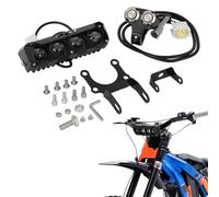 Runfarr Barra de luz delantera para motocicleta, kit de faros delanteros Plug and Play, lámpara de conducción con interruptor y soporte de montaje para Sur Ron Sur-Ron Light Bee S/X
