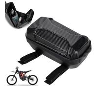 Runfarr Bolsa Herramientas Moto,Bolsa Almacenamiento Herramientas y Teléfono,Bolsa Marco Batería para Sur Ron Light Bee S/X X160/X260-Patrón Fibra Carbono