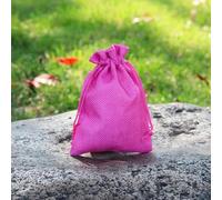 RUNGG 5-20 unids/lote bolsa de regalo de yute de arpillera de lino Natural bolsa con cordón de cumpleaños para embalaje de dulces de boda y fiesta