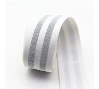 RUNGG Banda elástica a Rayas de 40mm, Banda elástica de 4cm, Correas para Falda, cinturón, Accesorios elásticos, Accesorios de Ropa, 1m