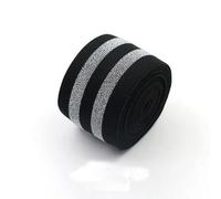 RUNGG Bandas elásticas de 2,5-5cm, Cinta elástica para Cintura, Correas de látex, Bolsas, Pantalones, Tela, Accesorios de Costura DIY, Banda de Goma de 1 Metro