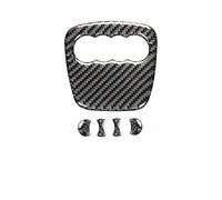 runhuabaihuo Embellecedor de Anillo for Volante de Coche, Pegatina de Fibra de Carbono, decoración, Accesorios for Audi A4, B8, 8K, A6, C6, 4F, Q5, 8R, Q7, 4L, A3, 8V(Type C)