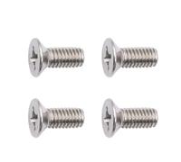 runhuabaihuo Juego de tornillos de montaje de Rotor de freno M6 * 14 Compatible con Acura Accord Civic 93600060140H 304 accesorios de coche de acero inoxidable(4Pcs)