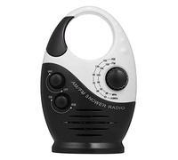 Runioney Am/FM Mini Ducha Radio BañO Impermeable Radio Colgante MúSica Radio Altavoz Incorporado